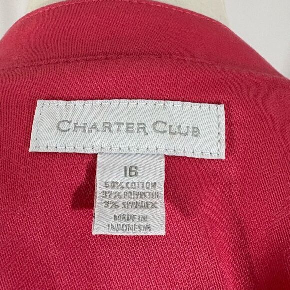 Charter Club Pink Jacket Blazer - Picture 6 of 6